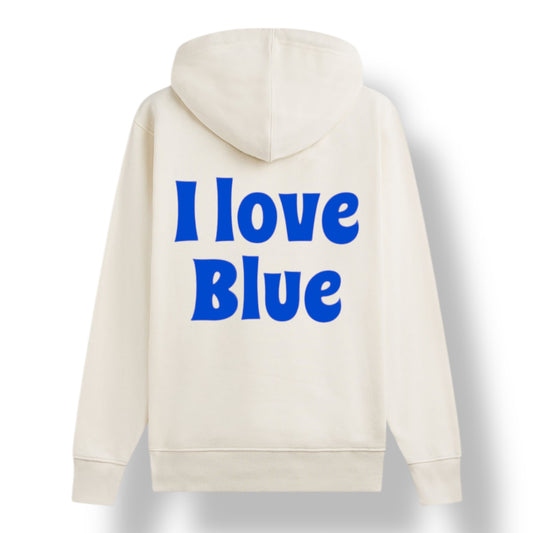 Felpa I Love Blue French Terry