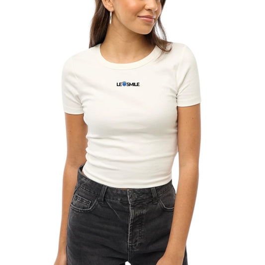 T-shirt donna Boxy bianca