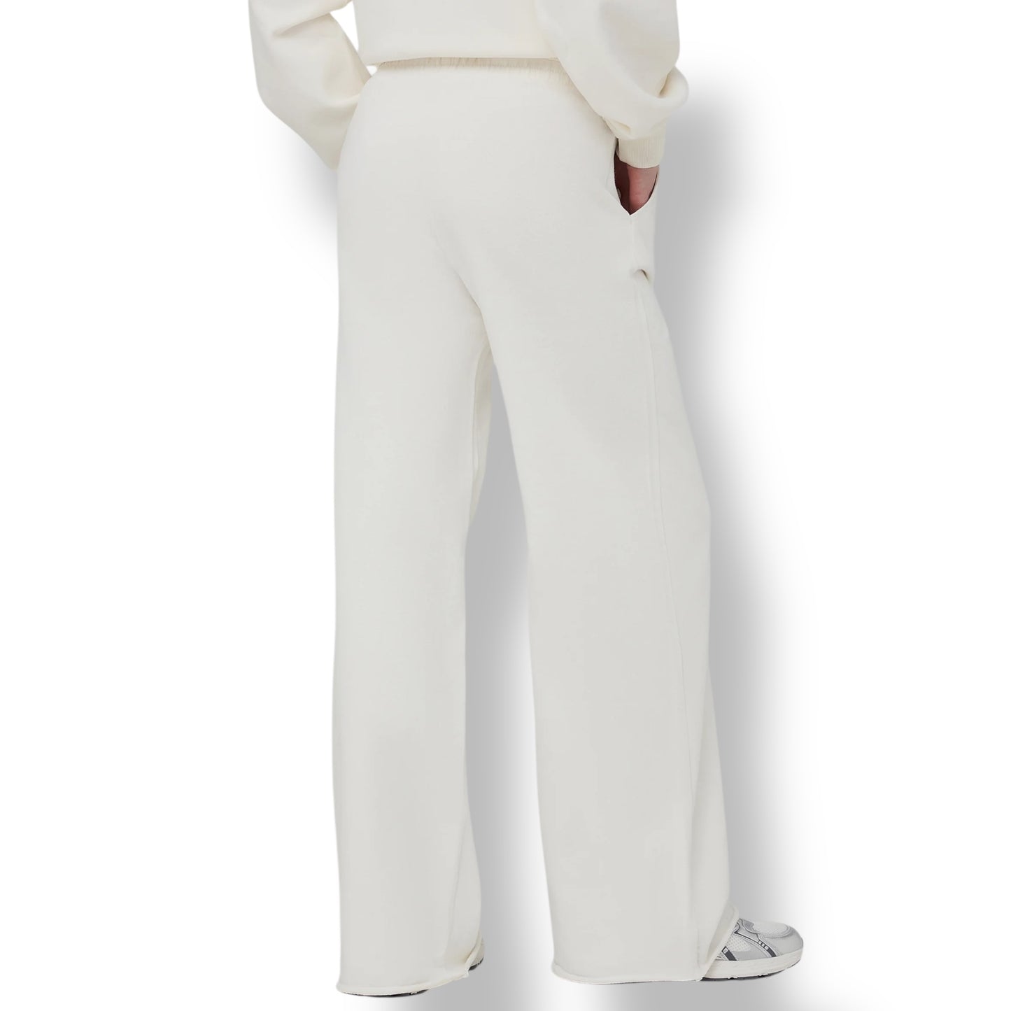 Pantalone donna bianco latte