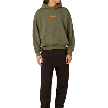 Felpa boxy fit con cappuccio