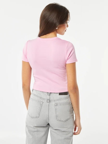 T-shirt donna Boxy rosa