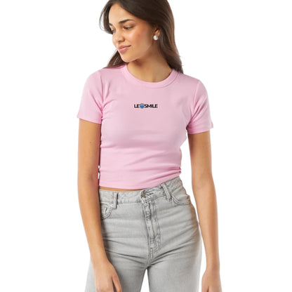 T-shirt donna Boxy rosa