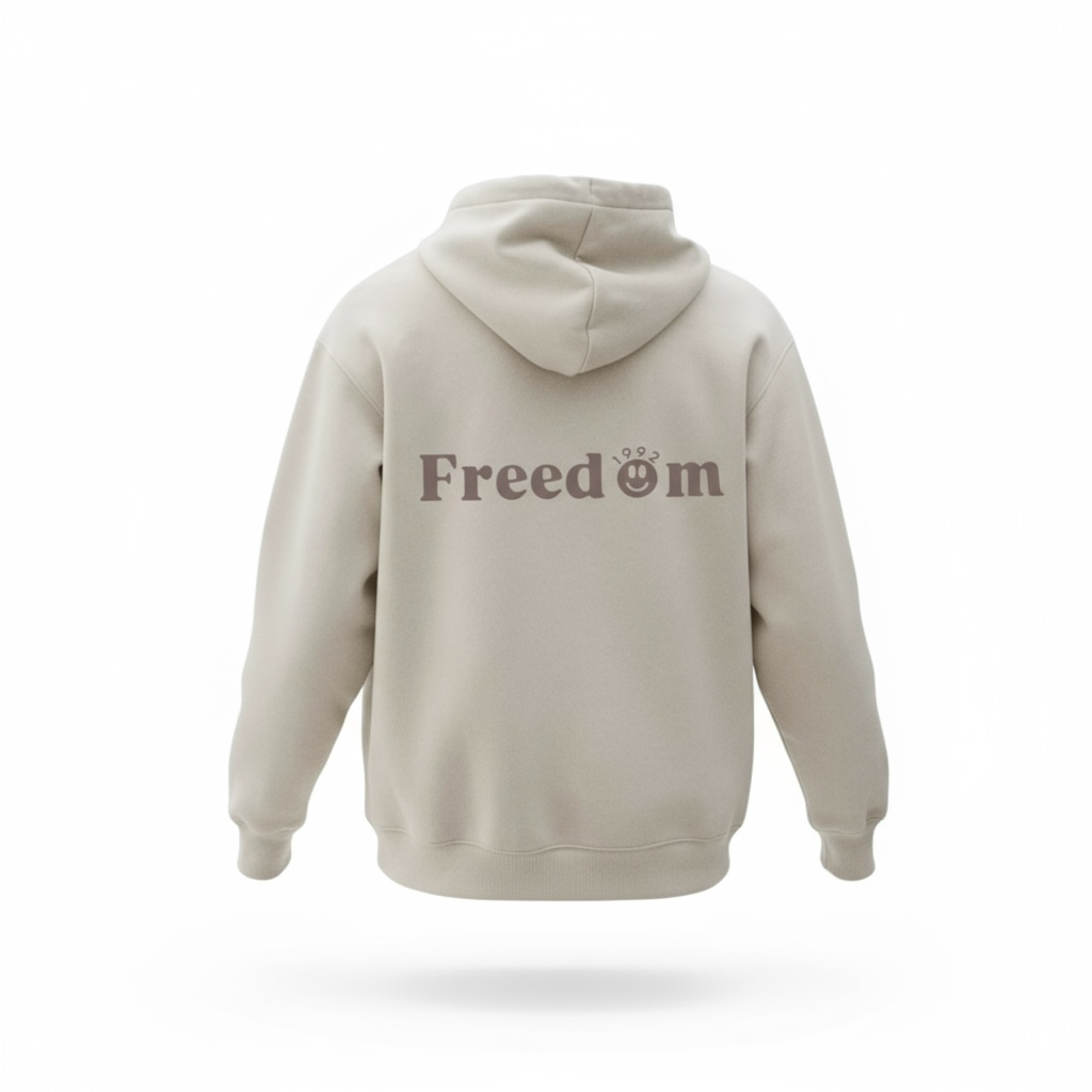 Felpa uomo Freedom burro