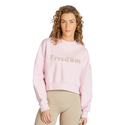 Felpa Crop donna Freedom
