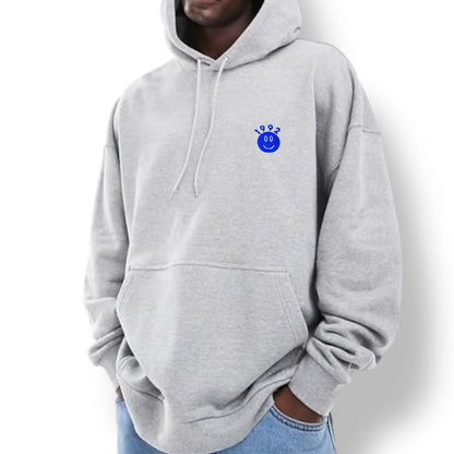 Felpa uomo I Love Blue grigia