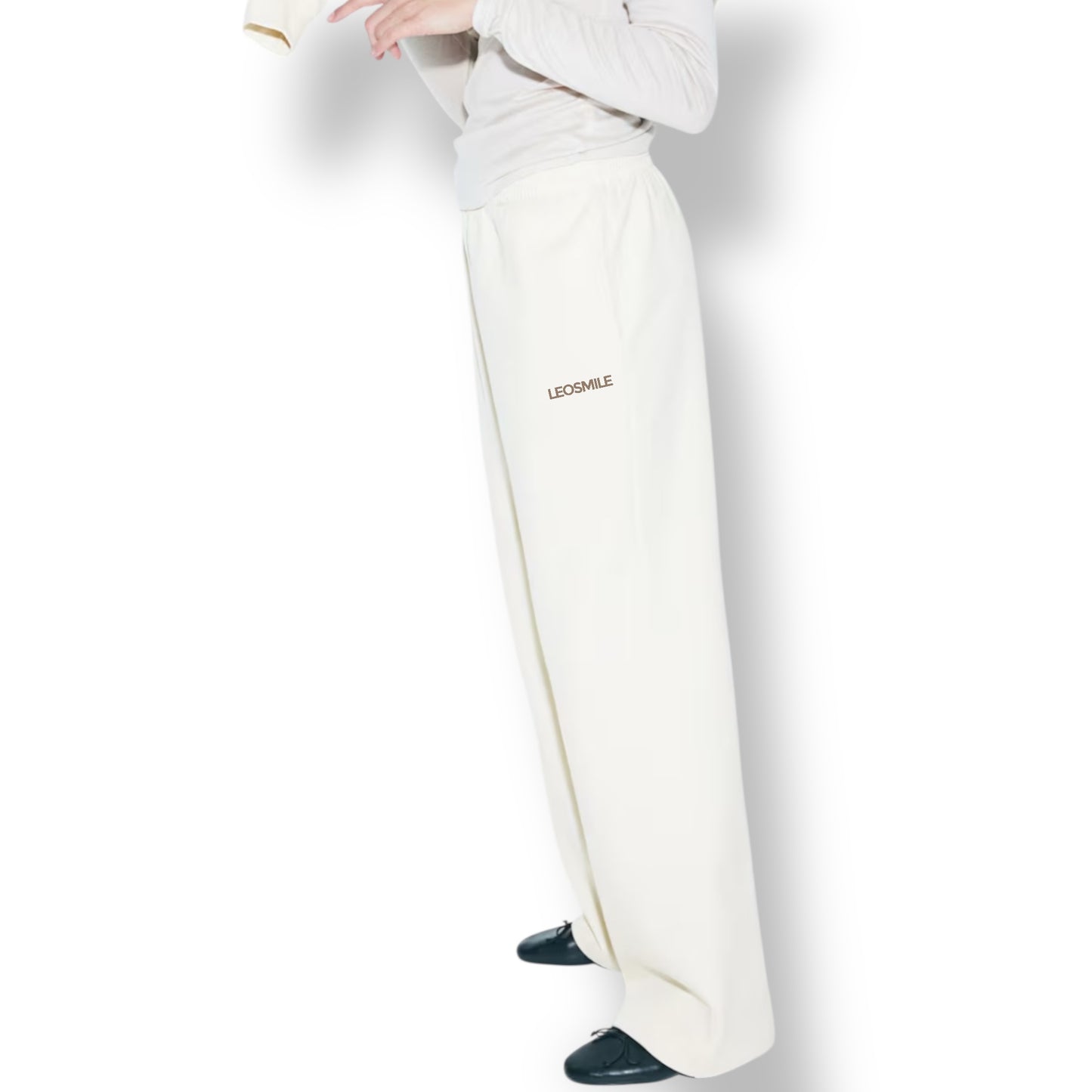 Pantalone donna burro