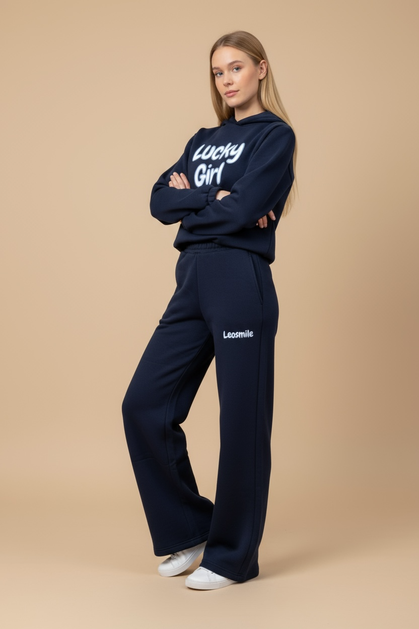 Tuta Donna Lucky Girl blu