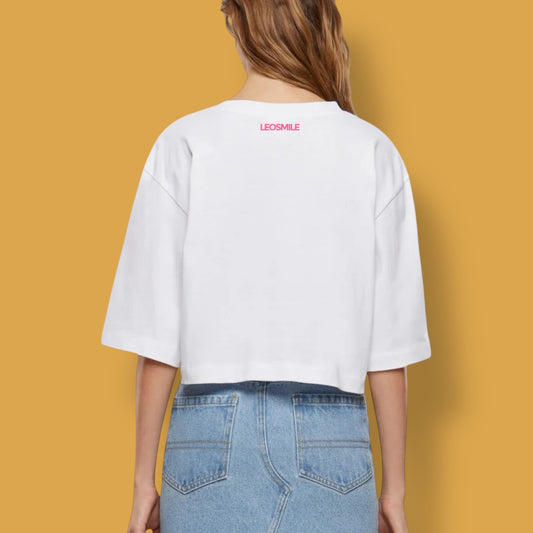 T-shirt donna crop  Freedom