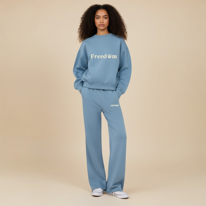 Tuta donna Freedom azzurra