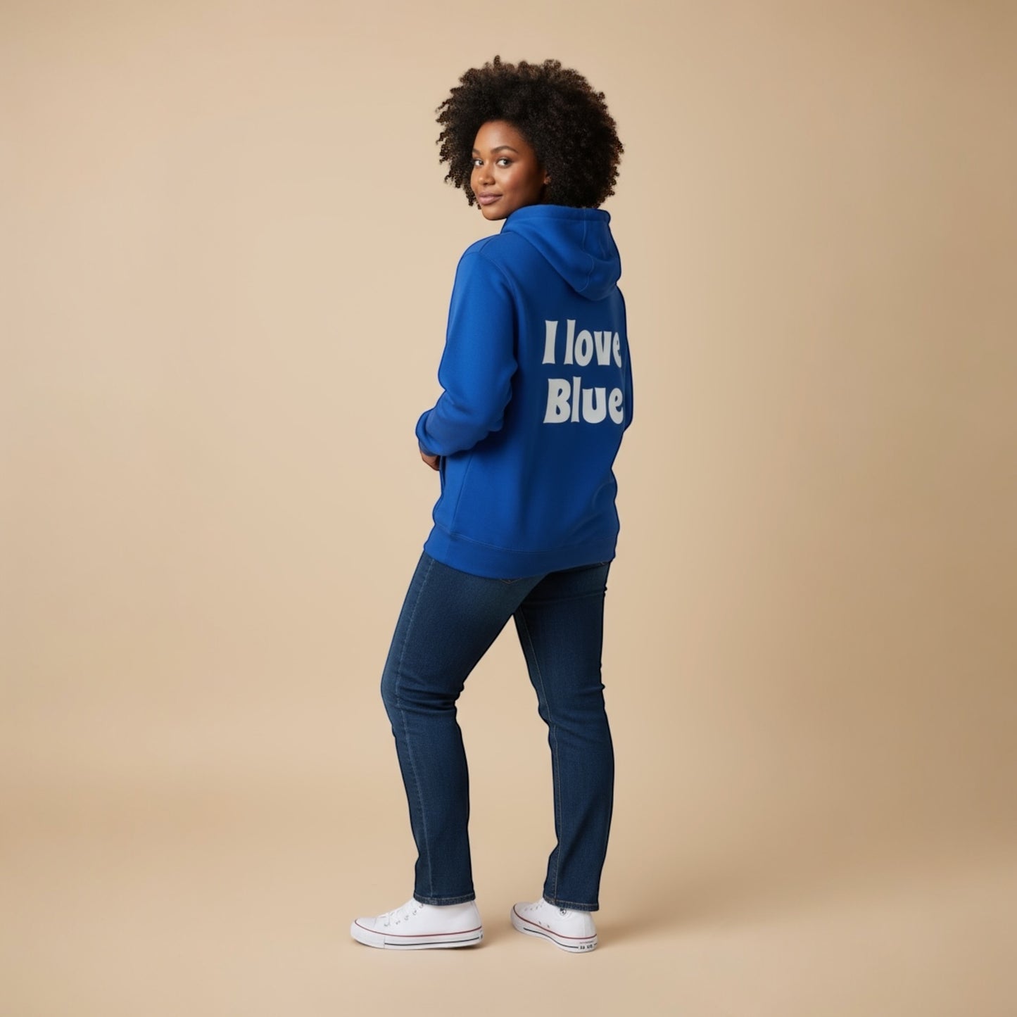 Felpa I Love Blue donna