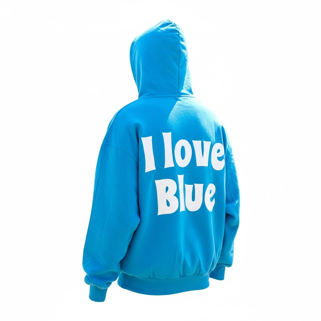 Felpa I Love Blue estiva